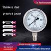 Y100 Stainless Steel High-Precision Pressure Gauge (0-1.6-40 MPa) for Air, Oil, and Water
