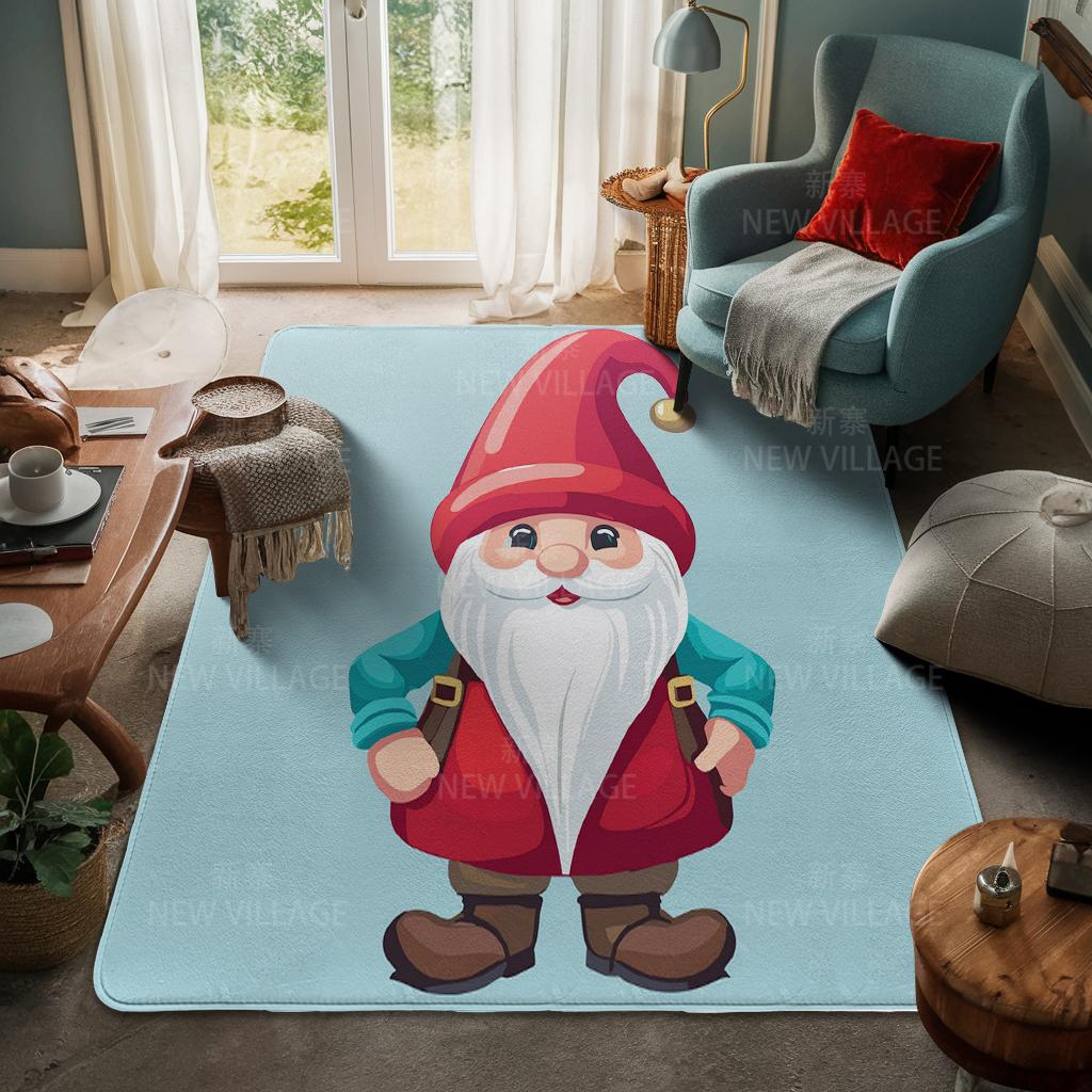 House Entrance Carpet Home Door Mat Living Room Bath Foot Bathroom Non-slip Water Absorption Rugs Bath Merry Christmas Winter