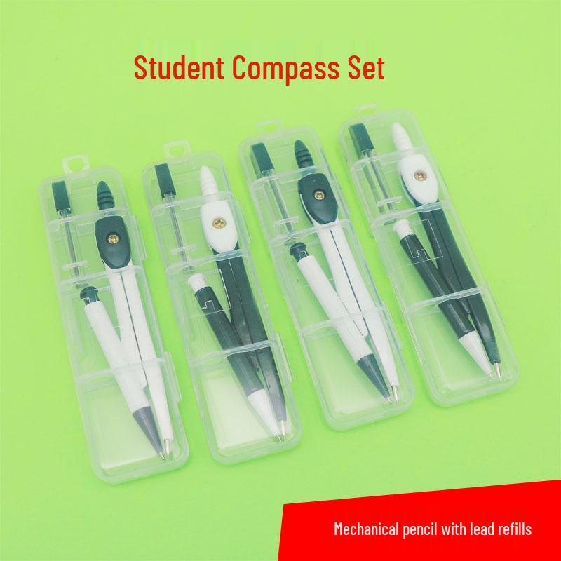 

Multi-functional Art Student Compass Set with Replaceable Pen Holders and Exam Features