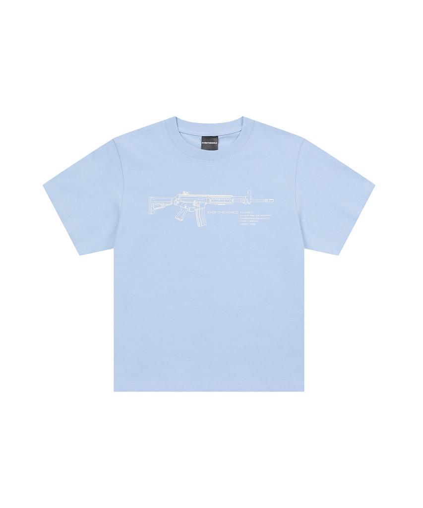 Ibeuindeowoldeu (W) K2/K2C1 T-Shirt Mist Blue