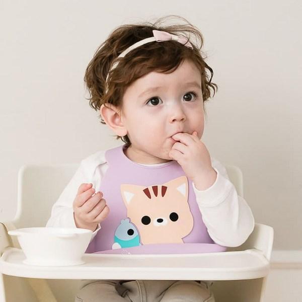 Babador de silicone Baby-chan, gato, 1 peça, 1 peça