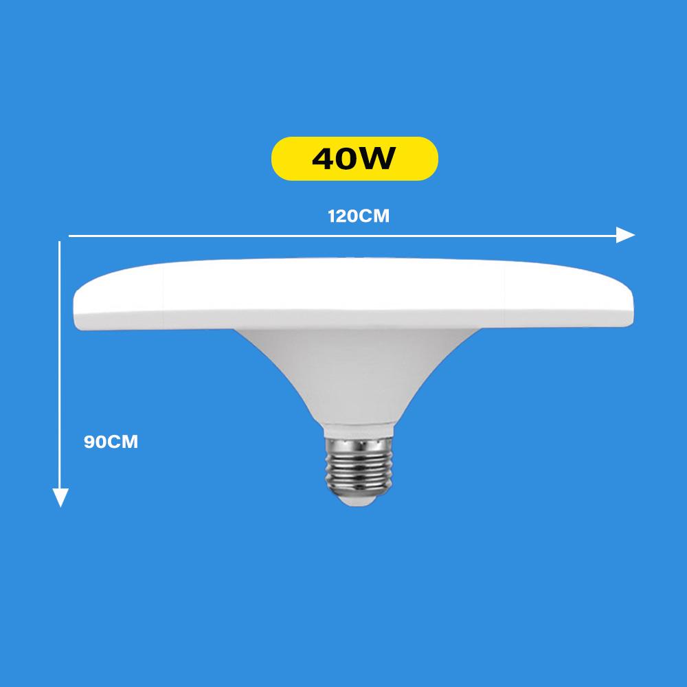Super LED Bulb 220v E27 Base Household Energy Saving Lamp Indoor Lighting Flying Saucer Light 6500k Ceiling Lamp Garage Light