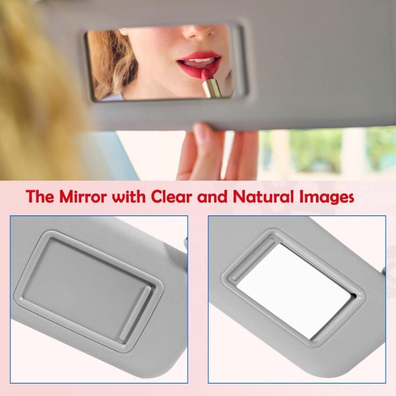 Professional Sun Visors Driver/Passenger Side Sunvisor with Vanity Mirror Auto Accessories 7432033F50B0 Quick Fixing
