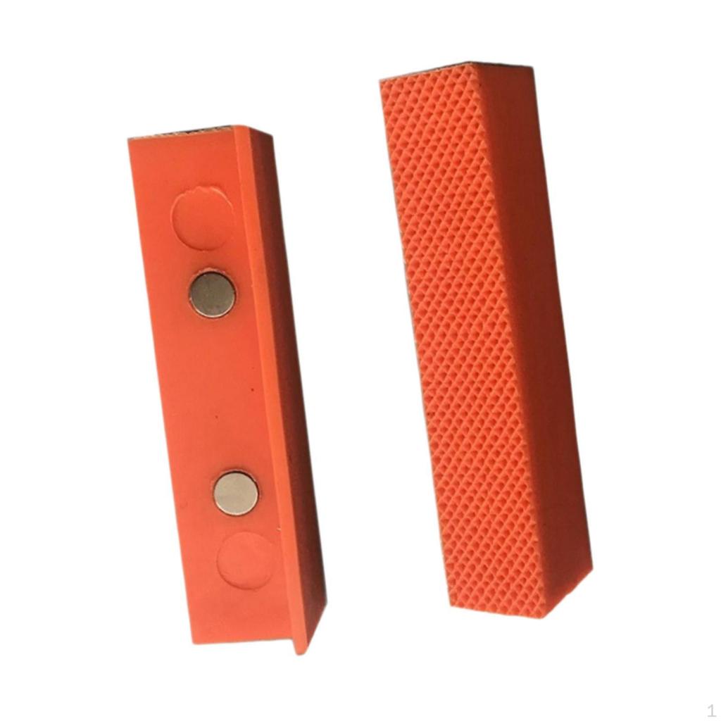 2 Pack Vise Jaw Pads TPU Covers for Universal Woodworking Applications