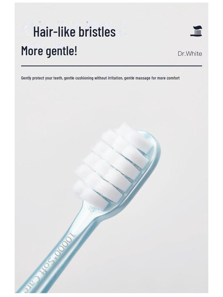 Doctor Bai Soft Bristle Toothbrush Set - 5-Piece Family & Travel Gift Box