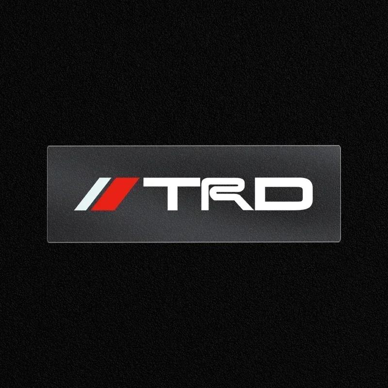 New Car Interior Sticker Central Control Decals Emblem Badge for Toyota TRD Logo Corolla Chr Avensis Yaris Camry Racing