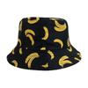 European and American new tropical printed fruit pattern bucket hat women's summer outdoor sports sun hat casual basin hat
