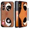 Big-eyed Cute Girl Cartoon Design Phone Case For Samsung Galaxy S26 S25 S24 S23 S22 S21 Plus Ultra Note20 Soft Black