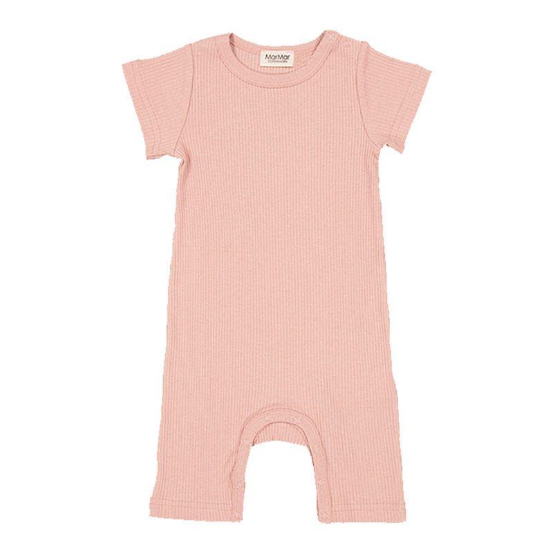 Lullaby London Infant and Toddler Soft Class a Modal Open-Button Short-Sleeved One-Piece Romper Bodysuit