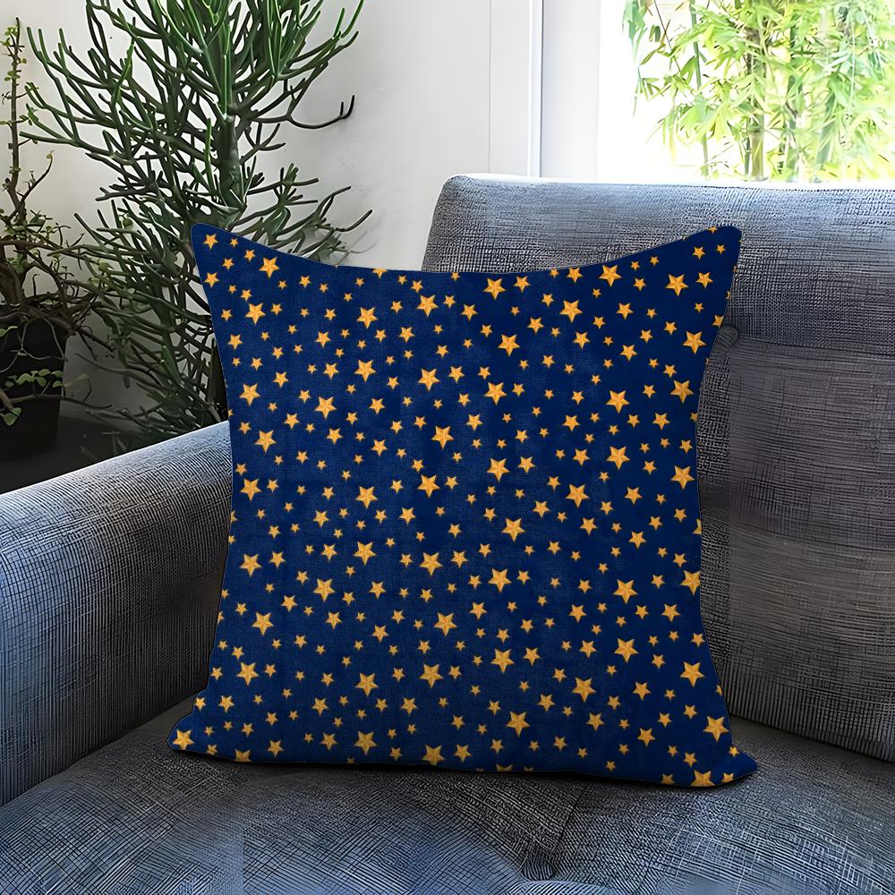 Starry Sky Texture Cushion Cover Comfortable Reversible Pillow Cover Ideal for Car Sofa Bedroom  Beyond