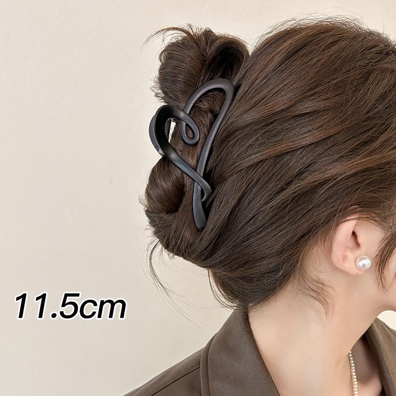 2025 Elegant Large Hair Clip for Women - Chic Shark Design for Thick Hair
