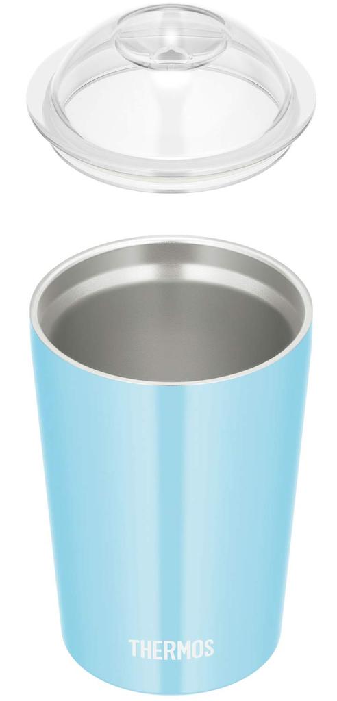 Thermos Insulated Straw Cup, 300ml, Light Blue, JDJ-300 LB
