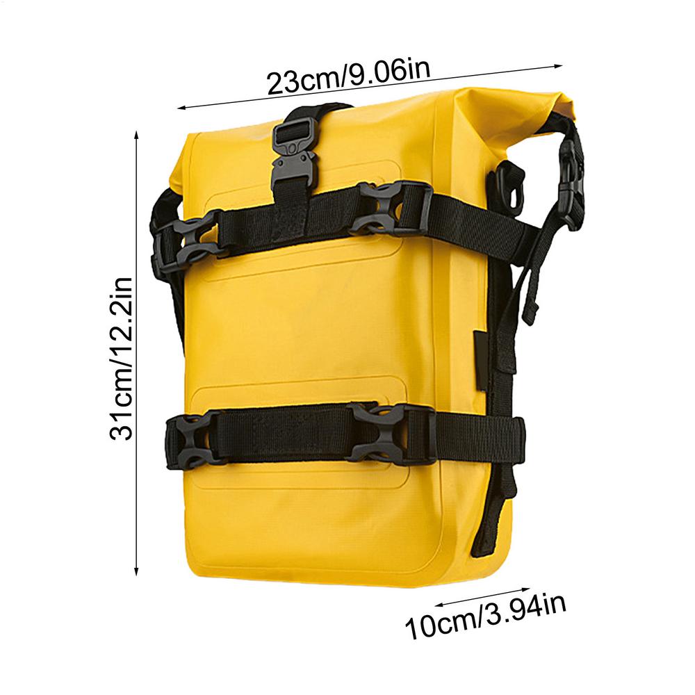 Motorcycle Bumper Bag 8L Waterproof Crash Bars Bag Motorcycle Frame Bag Luggage Pack Repair Tool Pouch Motor Side Bags