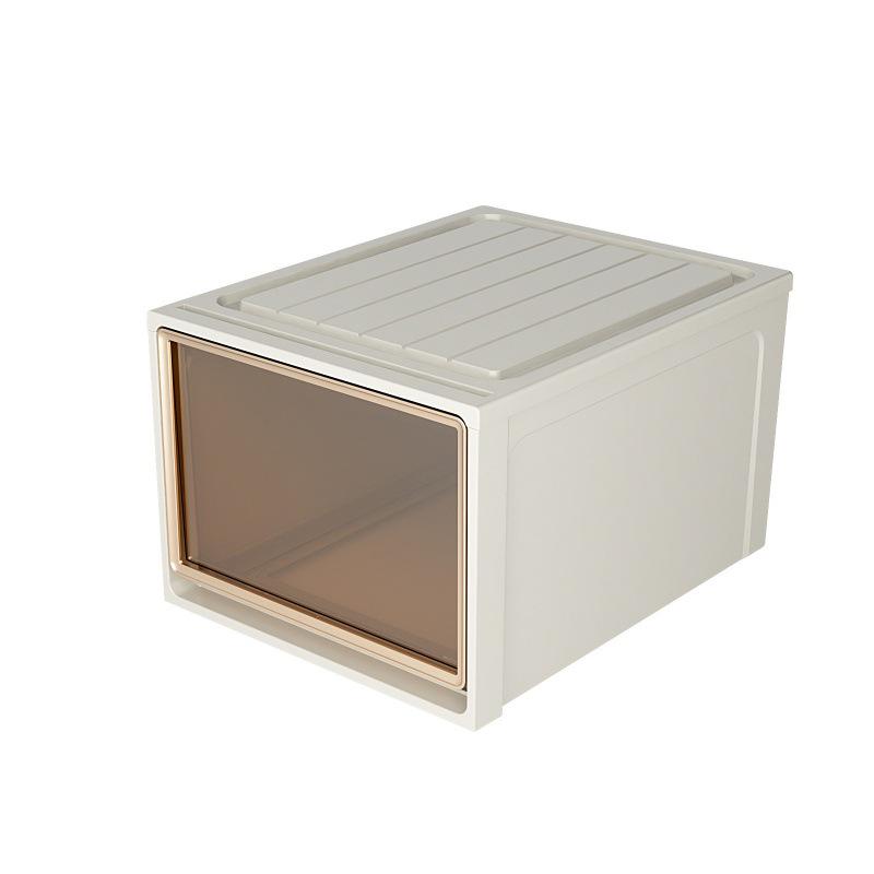 Transparent Plastic Drawer Storage Box – Large Capacity Clothing Organizer