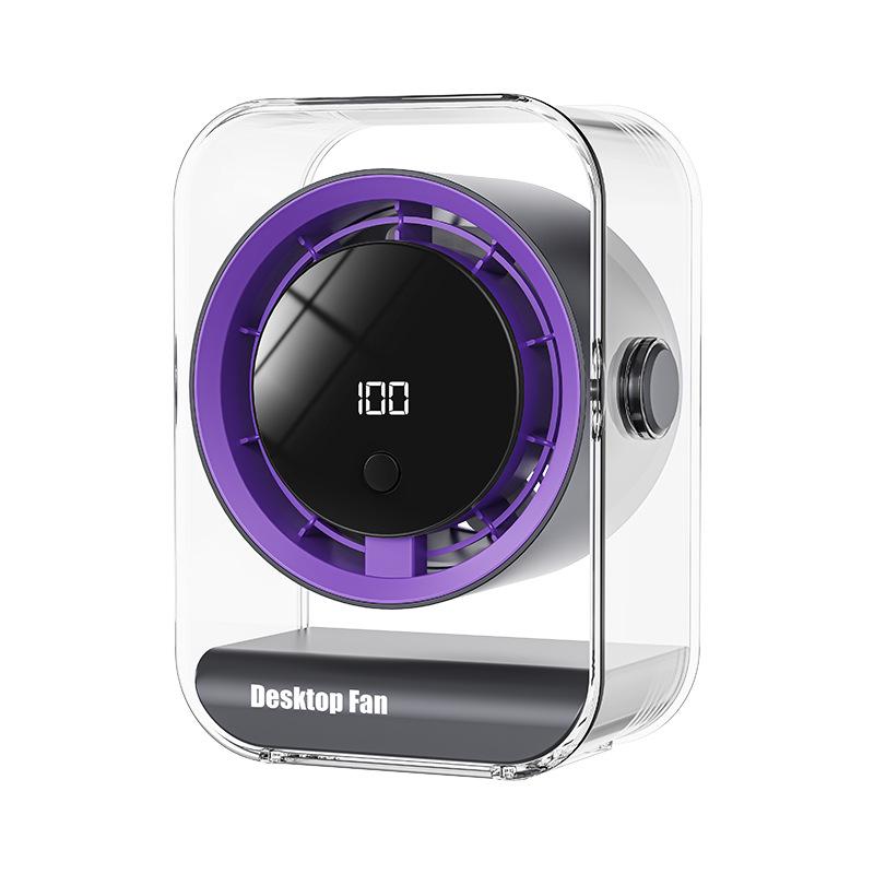 

USB Rechargeable Bladeless Mini Desktop Fan for Students and Office Flagship Edition