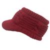 Beanie Tail Winter Warm Knit Messy High Bun Pferdeschwanz Hüte Visor Beanie Cap Outdoor Messy High Bun Cap Kreis Schals