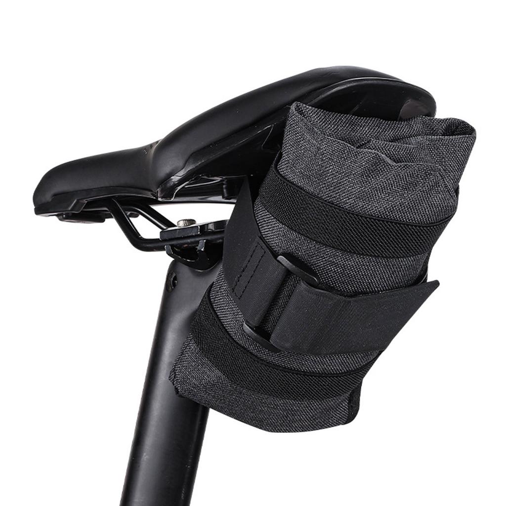 Scratchproof Bike Frame Bag Cycling Saddle Bag Tool Roll Bag Under Seat Pouch Portable Storage Bag Bicycle Cycling Pack