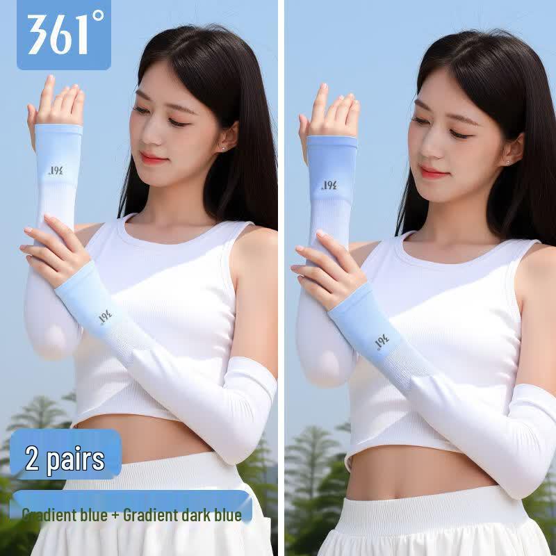 361° Ice Silk Sun Protection Cycling Arm Sleeves