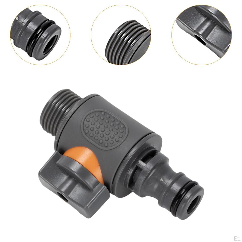 Garden Hose Quick Join 1/2" Thread Premium Adapter Sturdy Switch Fast Connection Valve