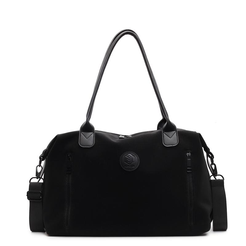 

Fashionable Casual Wet and Dry Sports Fitness Yoga Bag for Going Out Large Capacity Set for Trolley Commuting Luggage Storage Bag чёрный