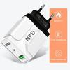 PD33W GaN QC3.0 Multi-Port 9V/12V Fast Charger, European Standard.