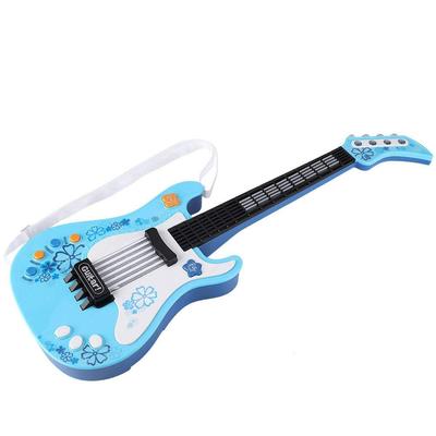Guitar Toy, Lightweight Electric Guitar Toy, Children's Musical Instrument Gift (blue)