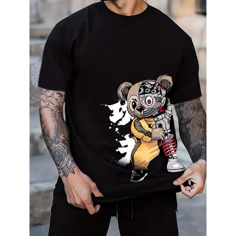 Men's Summer Youth Sports Digital Printed 3D Printed Short Sleeved T-shirts