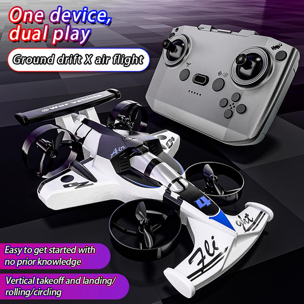 Land Air RC Quadcopter & Drift Car 360 Rotation Headless Mode Electric Aircraft Christmas Birthday Gifts for Adults & Teen Boys