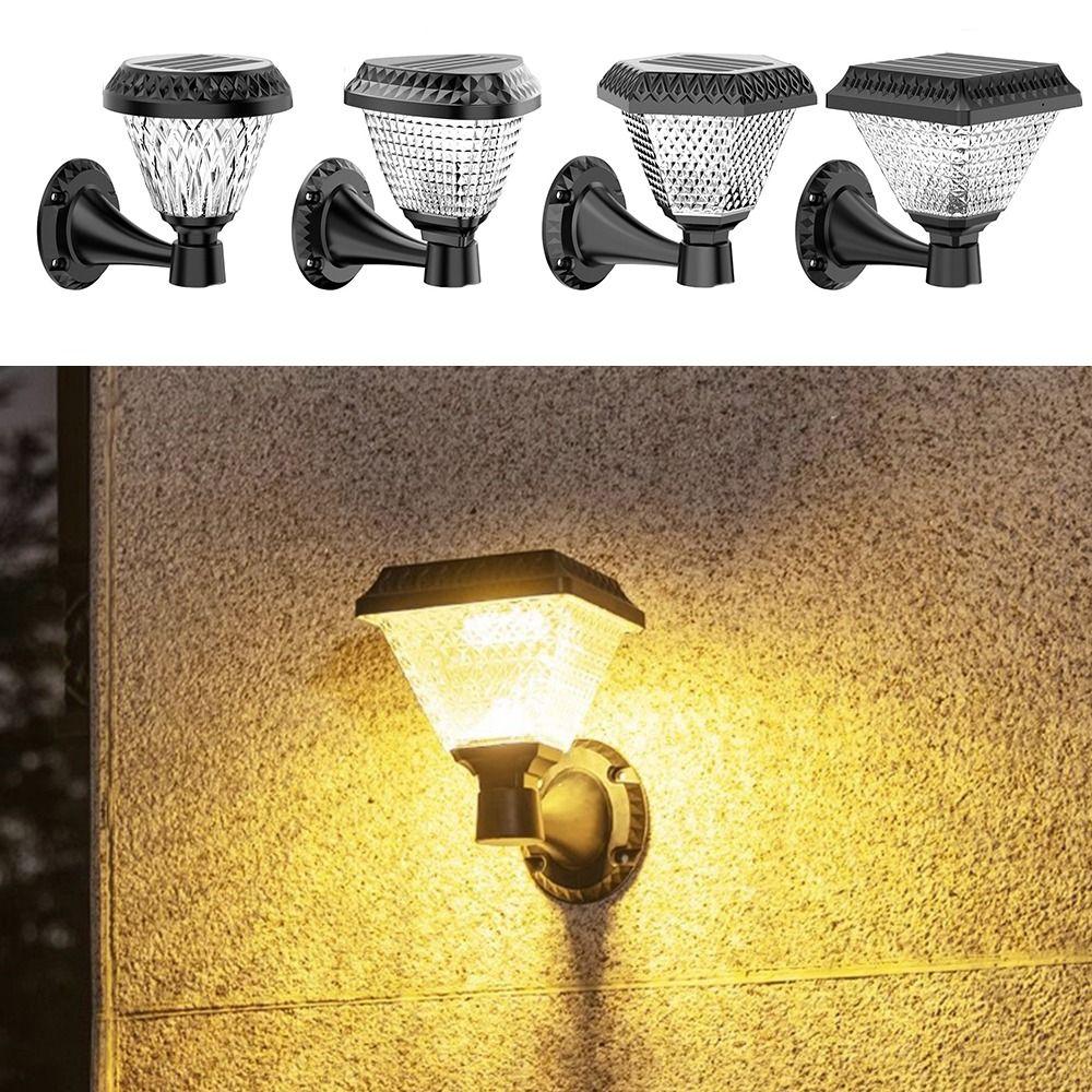 LED Lighting Outdoor Wall Light Solar Powered Staircase Light Simple Corridor Lamp Yard Lighting