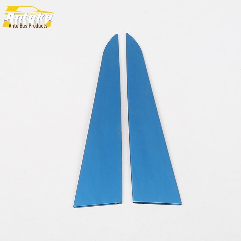 17 GM8 A-Pillar & Center Console Stainless Steel Stickers