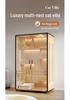 Wooden Indoor Cat Villa: Multi-Functional Pet Cabinet Shelter and Bed