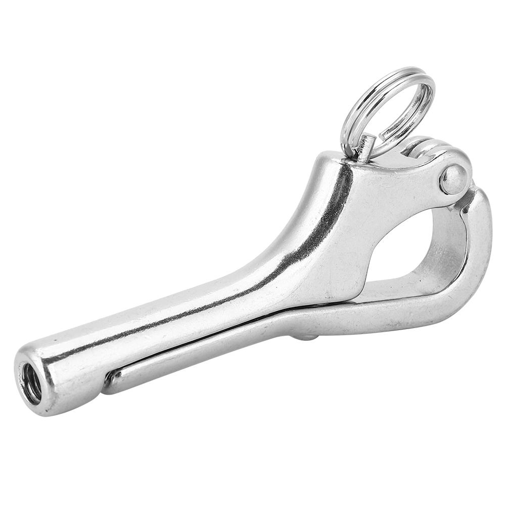 Durable Stainless Steel Quick Release Snap Shackle Leash Hook for Boat Sailing Yacht 4