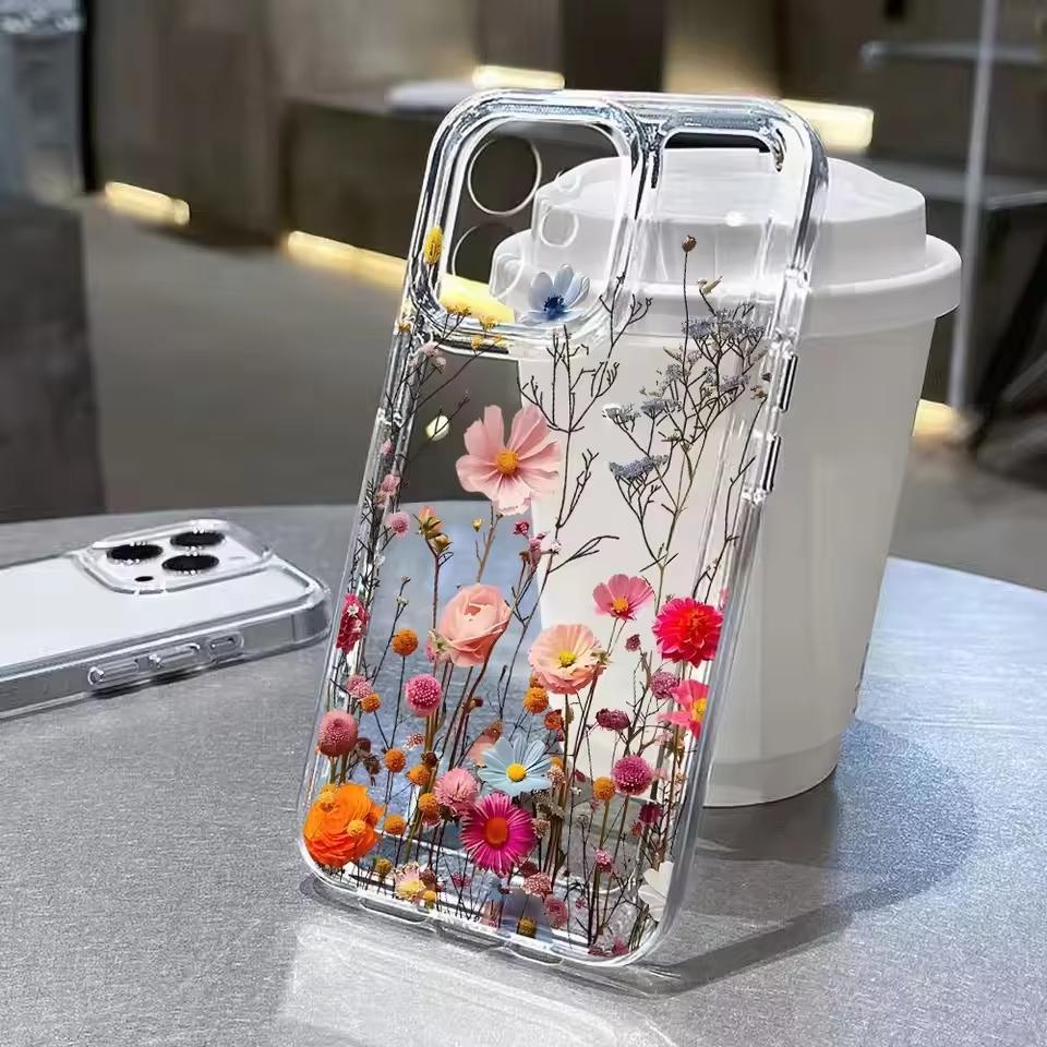 Summer Fruit Lemon Flower Clear Phone Case For Xiaomi Mi 15 T Pro 14T 13T 12T Mi 17 Pro 15 14 13 12 11 Lite 5G Silicone Cover