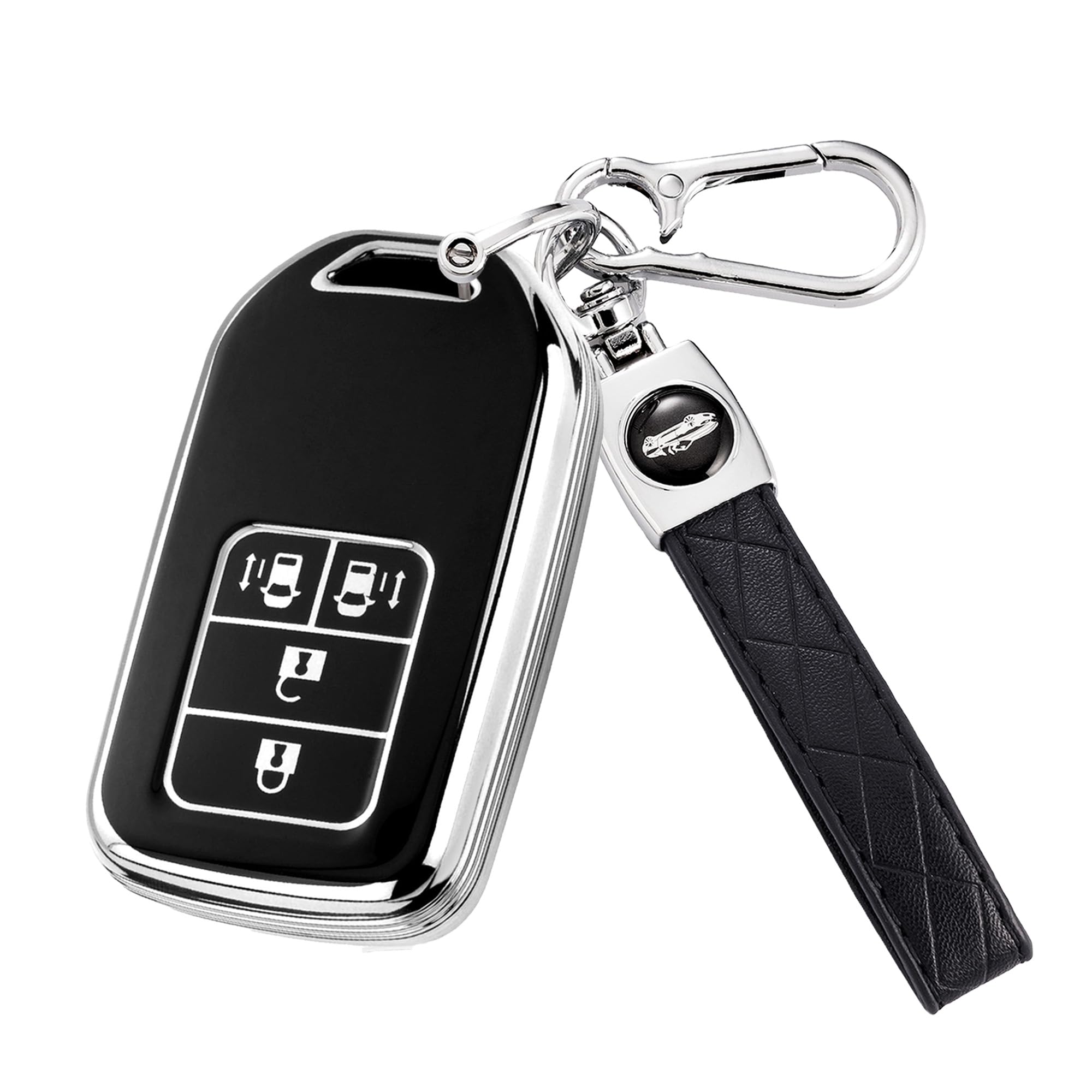 

Honda Key Key Cover for Vezel New Stepwgn New Odyssey Smart Key Key Holder Stylish [Unhoke] Case, Freed, (RU series), Fit, (RP1, 2, 3, 4), Accord,