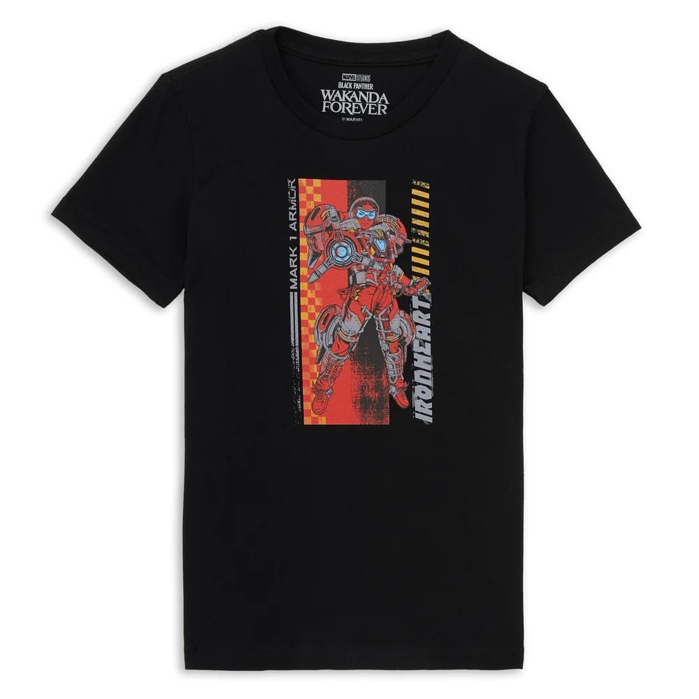 Wakanda Forever Iron Heart Mark 1 Armor Kids T-Shirt - Black - 3-4 Years 150