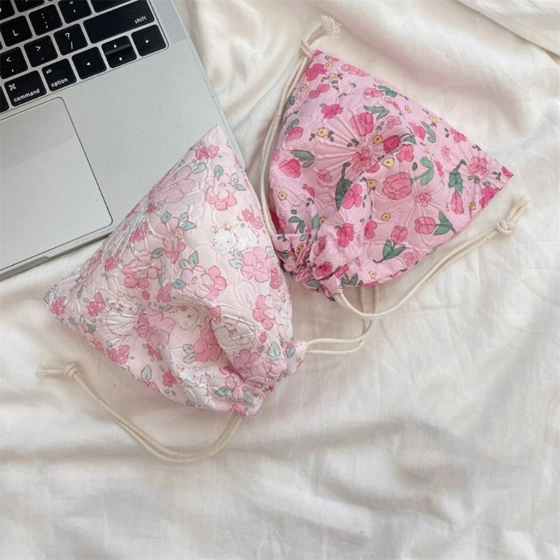 Wiederverwendbarer Polyester-Kordelzugbeutel Aufbewahrung Organisiert Für Beauty-Tools Schmuck Praktische Reise-Accessoires Beutel