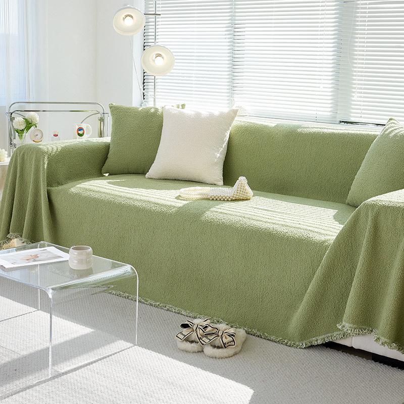 

Чехол для дивана из шенилла, скандинавское покрывало с кисточками, всесезонный хлопковый чехол для дивана с защитой от царапин и царапин, одеяло для пикника, ковер 180x130