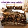 Medieval MachineryPattern Bedding Quilt Set Quilt Cover Pillowcase Home Decoration Birthday Gift (1 * duvet cover + 2 * pillowcase, without core)