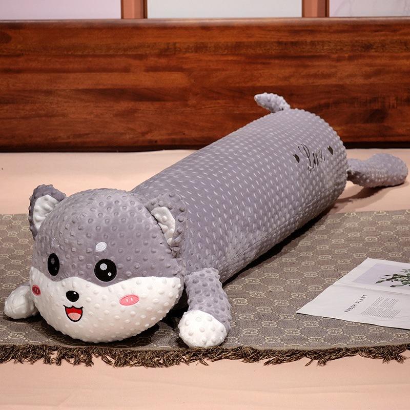 

Бархатная подушка-валик с животными, длинная, милый слон, динозавр, кролик, подушка для сна, кукла для щипания для сна для девочки 100cm（1.3kg）