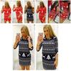 Luxurious Women Long Sleeve Knitted Sweater Sweatshirt Pullover Mini Jumper Dress