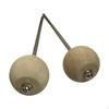 Wood Bass Drum Beater,Bass Pedal Mallet Lightweight Metal Shaft Sturdy Replacement Kick Drums