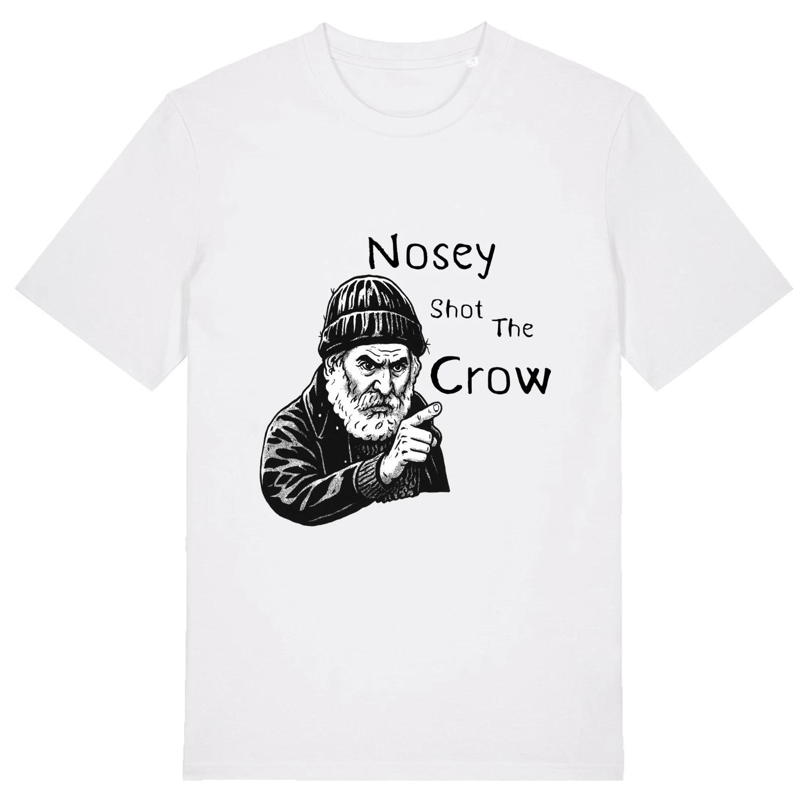

Nosey Shot The Crow Unisex T-Shirt - Farmer Jim Novelty Gift British Comedy Vinn 3XL