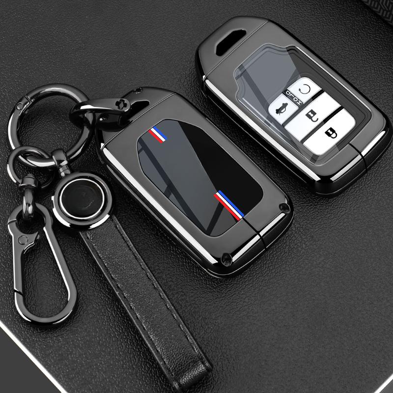 AAALI1 Car Key Fob Pocket Cover Case For Honda CBE CR-V HR-V Accord Jade Crider Odyssey 2015- 2018 Remote Protector Accessories