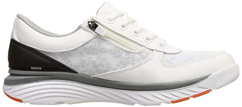 Locowalk LW-1001 Lightweight Women's Locotre Walking Shoes, Size 00, White, 22.0 Cm, 3E