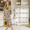 Long Sleeve Casual Daily Dress Ladies Patchwork Hem Midi Dress