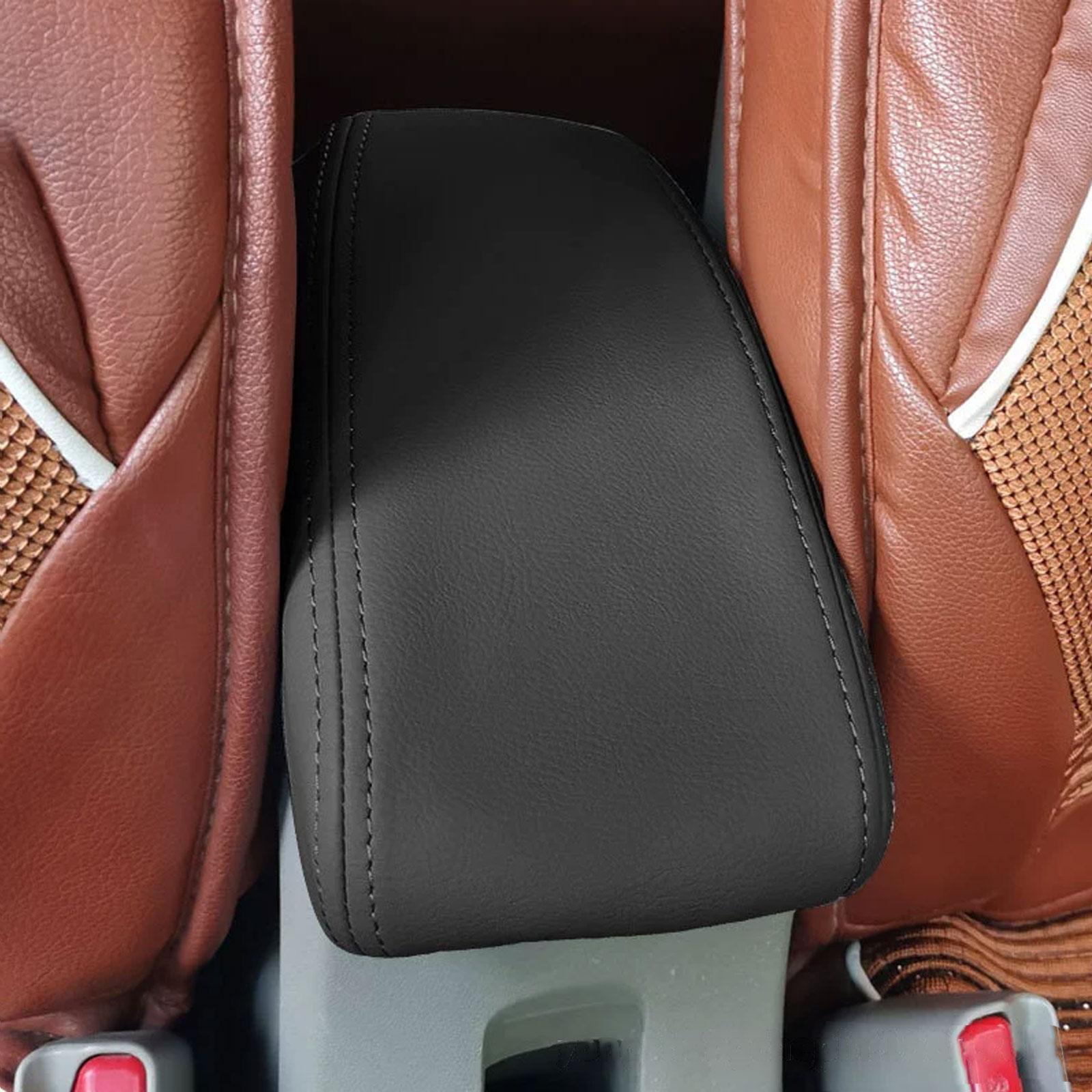 For Honda City 2008 2009 2010 2011 2012-2014 Car Armrest Cover | OEM Fit Anti-Tear Thermal ulation Car Interior Protector Black-thread