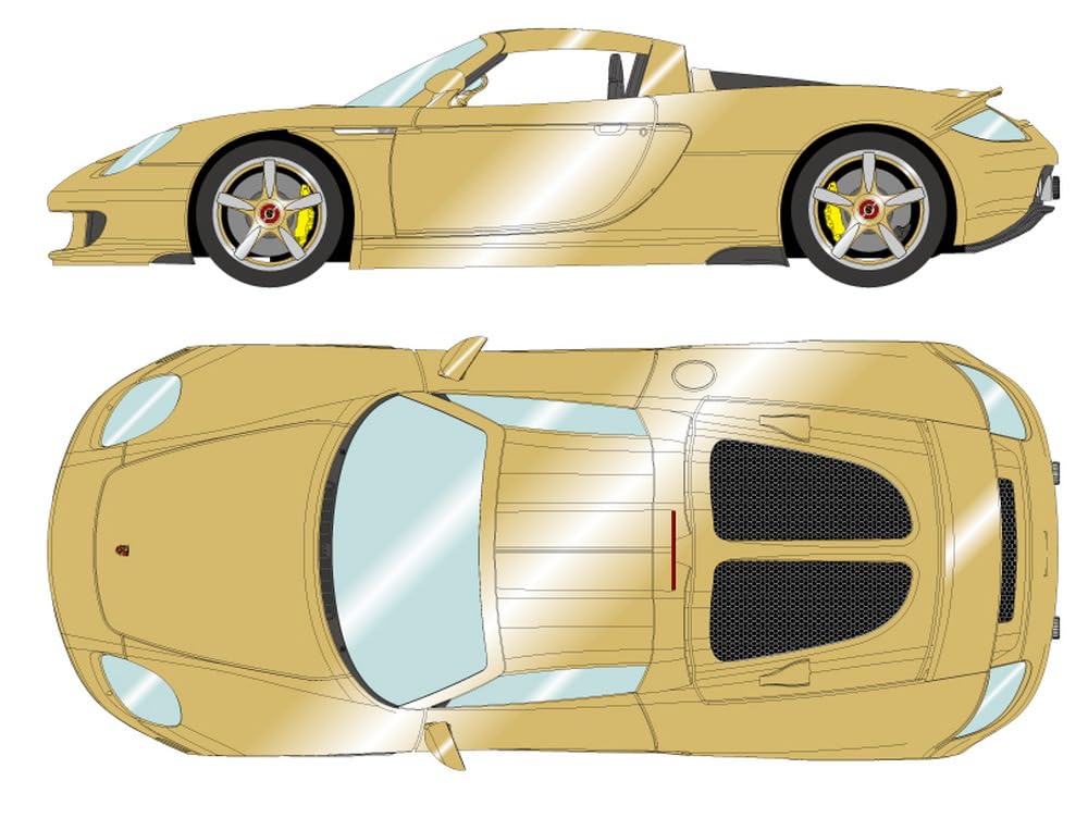 

Макияж EIDOLON Porsche Carrera GT 2004 Газель Металлик Готовое изделие 1/18