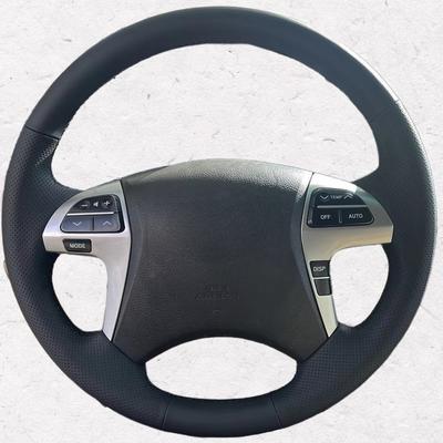 Car Steering Wheel Cover Microfiber Leather For Toyota Fortuner Hilux 2012 2013 2014 2015 Car Interior Car Styling