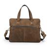 CONTACT'S Genuine Leather Laptop Bags for Men Business Messenger Shoulder Bags for 13.3/15.4/16 Inch Laptop Male Computer Tote Bags
