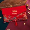 Guochao Year of the Horse 2026 Red Envelope: Fu Character Brocade New Year Lucky Money Envelope, 20,000 Yuan Capacity for Housewarming or Celebration.
